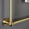 Kingston Brass 30" x 32" Wall Mount Towel Rack, Brushed Brass DTM32303BB - alternate 6